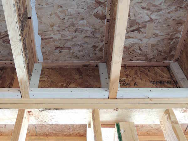 Air Sealing The Ceiling Joists In An Attached Garage